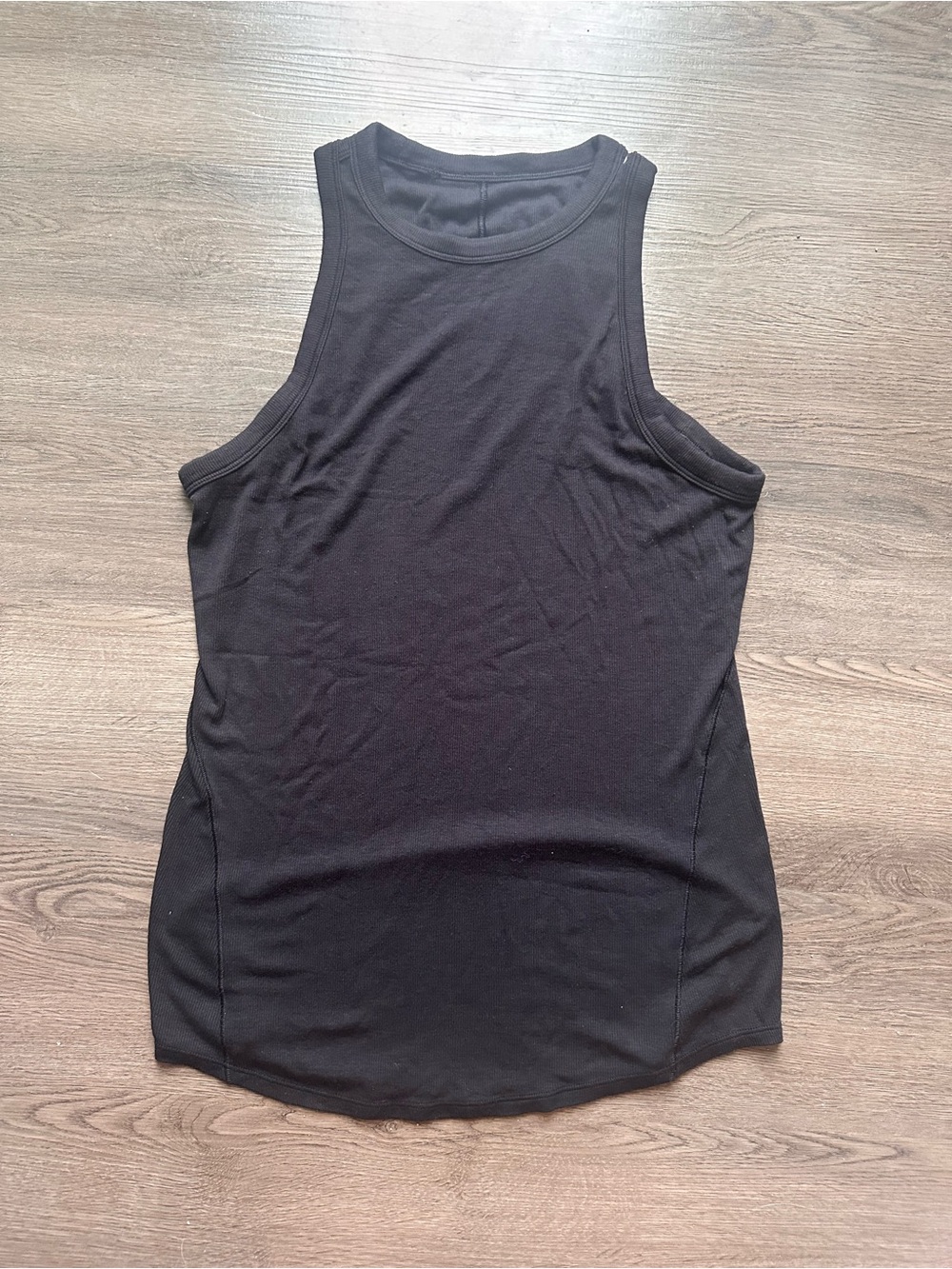 Lululemon Black Womens Tank Top - Sleeveless Crew Neck